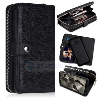 Samsung S8 Plus Zipper Wallet Case