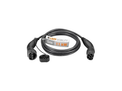 LAPP EV Charge Cable Typ 2 (11kW-3P-20A) 5m - Black