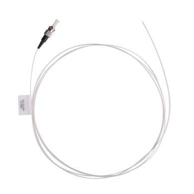 DYNAMIX 2M ST Pigtail OM3 1x Piece White - 900um Multimode Fibre - Tight Buffer LSZH Jacket