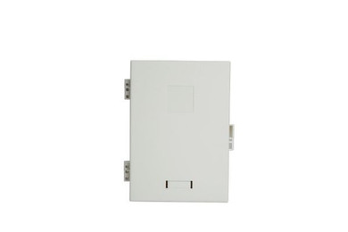 DYNAMIX Fibre Wall Enclosure 8 Port ST Simplex Unloaded. Dimensions: 183 x 129 x 39mm (HxWxD)