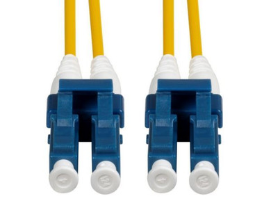 DYNAMIX 5M 9u LC/LC Duplex Single Mode G657A1 Bend Insensitive Fibre Lead. Yellow LSZH Jacket