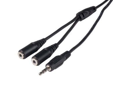 DYNAMIX 2M Stereo Y Cable 3.5mm Plugs