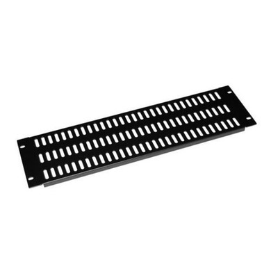 DYNAMIX AV Rack 3RU metal blanking panel with vented holes - with #10-32 and #10-32 screws
