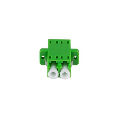 DYNAMIX Fibre LC-APC to LC-APC Duplex - Single-mode Joiner - Ceramic sleeve - Green Colour