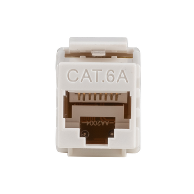 DYNAMIX Slimline Cat6A UTP jack. Colour White