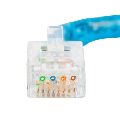 DYNAMIX Cat6/6A UTP push through plug - 3 prong -50 u" 20pc pack. For solid & stranded cable - Max conductor size : 1.15mm.