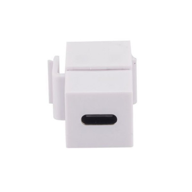 DYNAMIX USB-C 3.1 Keystone Jack Female to Female Connectors. White Colour.