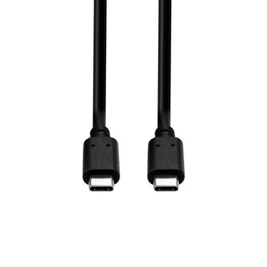 DYNAMIX 1m USB-C to USB-C Cable. Supports 100W PD - Supports 4K@60Hz UHD (3840 x 2160) - HDR 10-bit depth - Supports fast charge - Plug & Play - Black Colour.