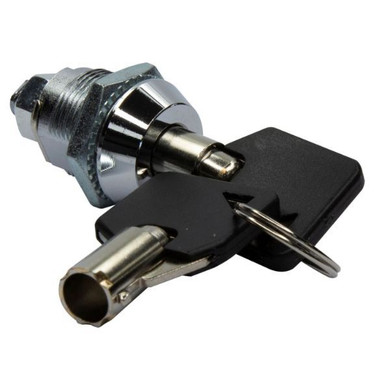 DYNAMIX Lock and Key for HWS Plastic Enclosures. Also to suit older style Dynamix HWS cabinets with round barrell lock system. Includes: 2x Keys.