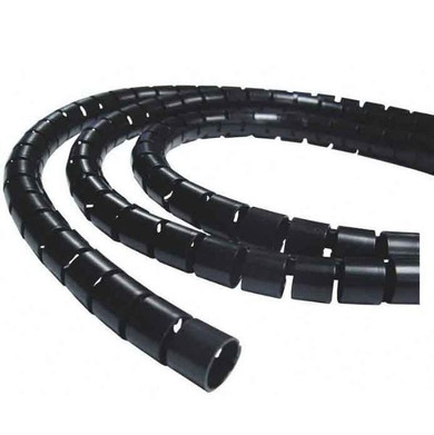 DYNAMIX 20mx25mm Easy Wrap - Cable Management Solution, Bulk Packed, Colour Black, Includes Tool.