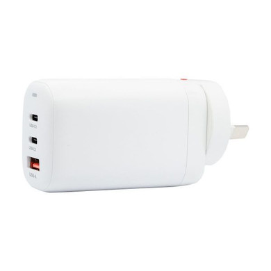 DYNAMIX 65W Dual Port USB-C/A PD Wall Charger/Power Adapter. Allows you to Charge 2x Devices at the Same Time. Whether you''re at Home, in the Office or On the Go! Compact & Lightweight. White