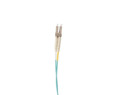 DYNAMIX 30M 50u LC/LC OM3 Fibre Lead (Duplex, Multimode) Aqua LSZH Jacket