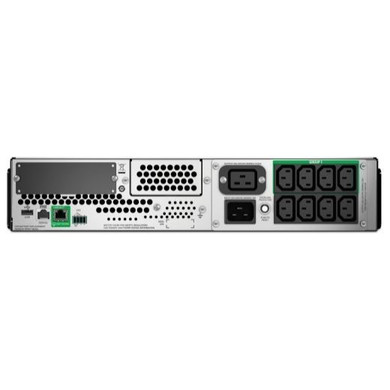 APC Smart-UPS 3000VA (2700W) 2U Rack Mount with Smart Connect. 230V Input/Output. 8x IEC C13 Outlets. With Battery Backup. LED Status Indicators. USB Connectivity.