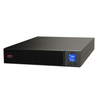 APC Easy UPS On-Line 2000VA (1600W) 2U Rack Mount. 230V Input/Output. 4x IEC C13 Outlets. With Battery Backup. Smart Slot - LCD Graphics Display.