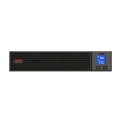 APC Easy UPS On-Line 3000VA (2400W) 2U Rack Mount. 230V Input/Output. 6x IEC C13 Outlets. With Battery Backup. Smart Slot - LCD Graphics Display.