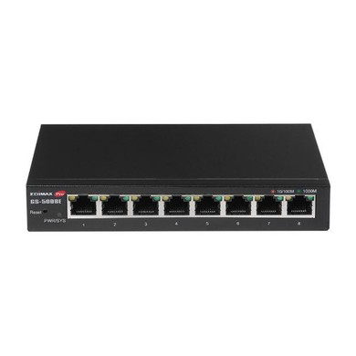EDIMAX 8-Port Gigabit Ethernet Web Smart Switch. Supports VLAN - ICMP Snooping - 802.1p QoS - Link Aggegation - Broadcast Storm Control. 16Gbps Switching Capacity. Fanless. Wall Mountable