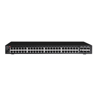 EDIMAX 54-Port Gigabit Web Smart Switch with 6x SFP+ 10G Ports 48x Ethernet Ports + 6 SFP+ 10G Uplink Ports. 216 Gbps Backplane Bandwidth. Alive Check - DHCP