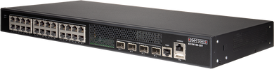 EDGECORE 24 Port Managed L2+/L3 Lite Gigabit Ethernet Switch with 4 x SFP+ 10G Uplink Ports. IPv6 Management with Low Power Consumption and Fanless Design.