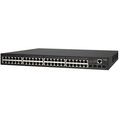 EDGECORE 48 Gigabit PoE+ & 4 SFP Ports Managed L2+ Switch. Power Budget: 370W. 1x RJ45 Console port. Comprehensive QoS - Enhanced Security with Port security limits.