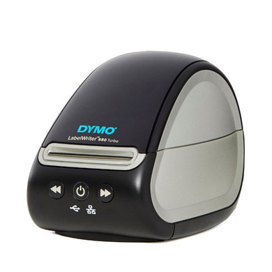 DYMO LabelWriter 550 Turbo Label Printer. Print up to 71  Labels per Minute - Customize Print Address Name Badges - File Folder - Barcode Labels.For PC & MAC - 300 x 300 DPI - No Keyboard.