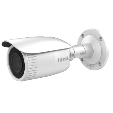 HILOOK 5MP IP Varifocal Bullet Network PoE Camera with Motorized 2.8 - 12mm Lens. IP67. Built-in MicroSD - Up to 30m IR - WDR - 3D DNR - PoE 13W. H.265+ Compression. Up to 2560x1920 Res.