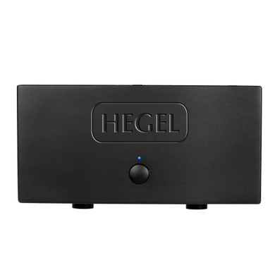 HEGEL H30A High-End Power Amplifier 1100W into 8 Ohm - Dual Mono Sound Engine - RCA and XLR Inputs 2 Pair H/ Duty Gold Plated Terminal Finish - Black 21x43x55CM HxWxD - 45kg Inc. feet