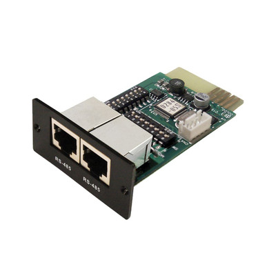 POWERSHIELD Modbus Card to Communicate with Building and Industrial Management Systems. Provides Real Time Monitoring and Control of UPS via the RS485 Communications Port.