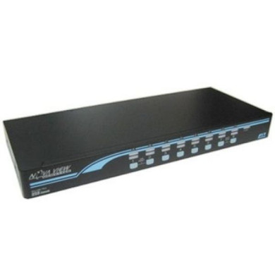 REXTRON 1-16 USB/PS2 Hybrid KVM Switch with USB Console Ports. Includes 12x 1.8m & 4x 3m USB - 2-in-1 leads. ** PS2 Cables Sold Separately.