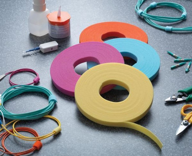 VELCRO One-Wrap Cable Tie. 12.5mm x 22.8m. Designed for easy cable management. Improve airflow - energy & decrease costs. Continuous roll. Easy cut to size. Green colour