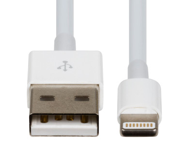 DYNAMIX 180mm USB-A to Lightning Charge & Sync Cable. For Apple iPhone, iPad, iPad mini & iPods *Not MFI Certified*