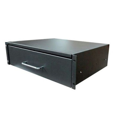 DYNAMIX 3U Rackmount Lockable Draw, 350mm Deep, 112mm High. Includes Lock and Key.