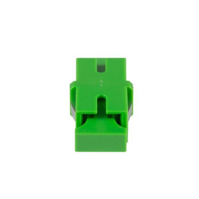 DYNAMIX Flangeless Fibre SC APC/SC APC Simplex Single-mode Joiner, Ceramic sleeve, Green colour