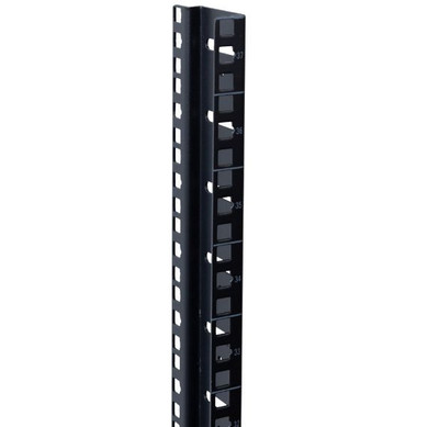 DYNAMIX 37RU S-Shaped Zinc Coated Mounting Rails for SR Series Cabinets. Includes 2x right hand & 2x left hand pieces.