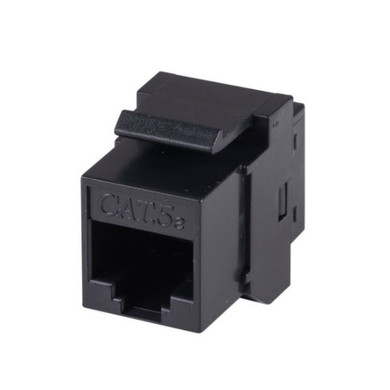 DYNAMIX F to F Keystone Adapter Female Connectors on the Front and Back. For use with Keystone Panels or Wall Plates.