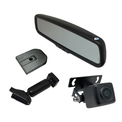4" Autoview Mirror Kit With #1 Mount  - #1 Window Slug & Camera (Avuc-01)