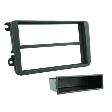 Fitting Kit Skoda / Vw 2003 - 2016 Din (With Pocket) (Black)