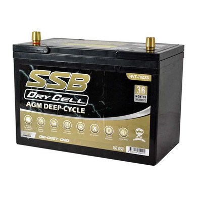 Automotive Battery Agm 12V 12Ah 780Cca By Ssb Ultra High Performance  Dry Cell