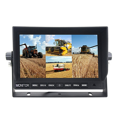 Mongoose 7" Rear View Quad Monitor
