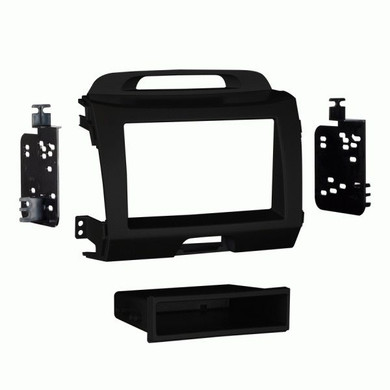 Fitting Kit Kia Sportage 2011 - 2016 Din & Double Din (Charcoal)