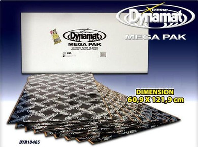Dynamat Xtreme Mega Pack Sound Deadening (609Mm X 1219Mm X 1.72Mm) 9 Sheet Pack