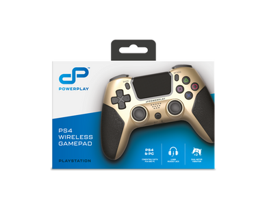 PowerPlay PS4 Wireless Controller (Gold)