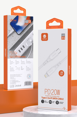Vipfan 20W Lightning to Type C Cable w/ 1 Meter (P4)