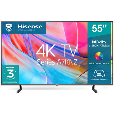 Hisense 55" A7KNZ 4K UHD LED Smart TV