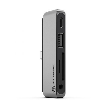 Alogic Anchor Card Reader Hub 4-In-1Usb-C Anchor Card Reader Hub-Usb-A Card Reader Usb-C (Power Delivery 60W) 3.5Mm Audio Jack