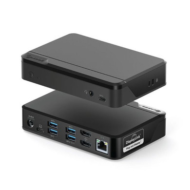 Alogic Universal Usb-C + Usb-A Dual Hd Dock-2 X Hdmi @ 60Hz 4 X Usb-A, 1 X Usb-C, 1 X Audio Jack, 1 X Gigabit
