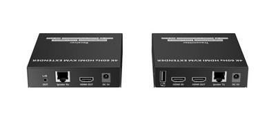 LENKENG HDMI KVM Extender over Network Cable up to 120m. Point to Multipoint/Point to Point. Supports up to 3840x2160@60Hz. Supports USB Keyboard & Mouse Contriol. Plug & Play.