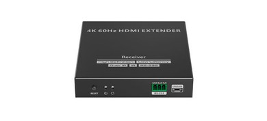 LENKENG 4K HDMI Extender Over 1G IP CAT5e/6/6A/7 Network Cable Receiver Supports Res up to 4K@60Hz. Signal up to 120M over Caqt6/6A/7 and up to 100m Cat5e. Compatible with LKV582. **Receiver unit only**