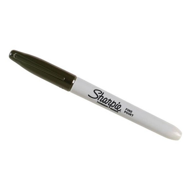 SHARPIE 12-Pack Fine Point Permanent Black Colour Marker. Permanent on most Surfaces. Quick Drying, Fade & Water-resistant Ink. Precise, Narrow Tip for Extreme Control. Non-toxic.