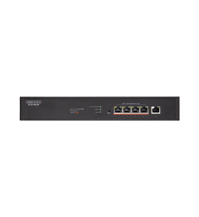 EDGECORE 5 Port Lite L2 Smart Gigabit Web Managed PoE Switch with 4 PoE Ports (30W). 120W Power Budget. 6KV Power Surge Protection. Fanless Design. 
