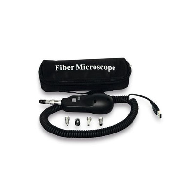 WIREXPERT Digital Fiber Microscope Inspection Kit. Connect via USB. Includes Tips for FC, LC, SC, U12M.   *Bought in to Order - 14 Day Lead